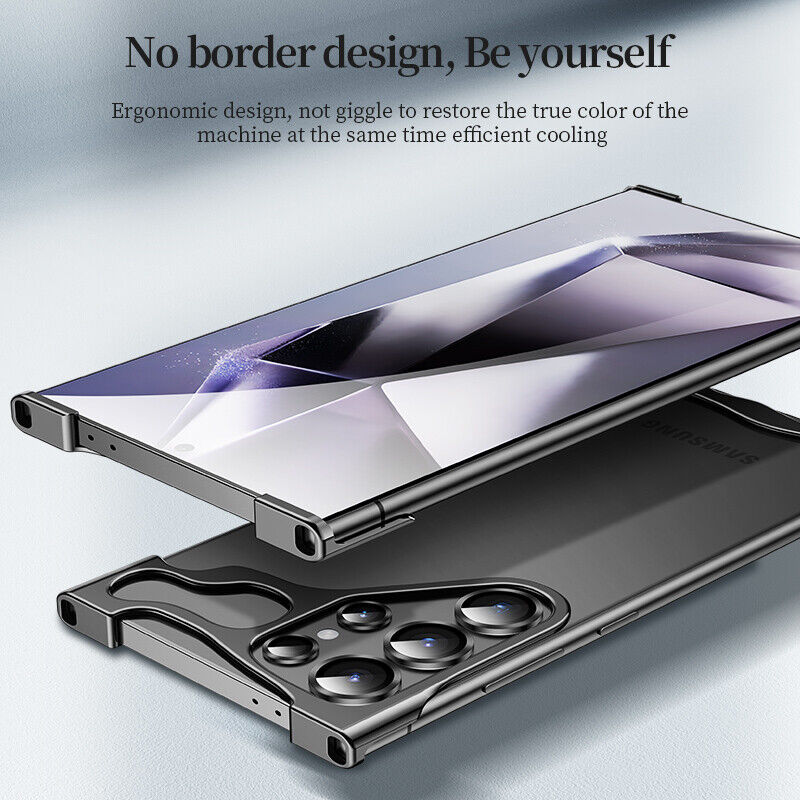 Titanium Metal Corner Frame Luxury Bumper Case For Galaxy S Series