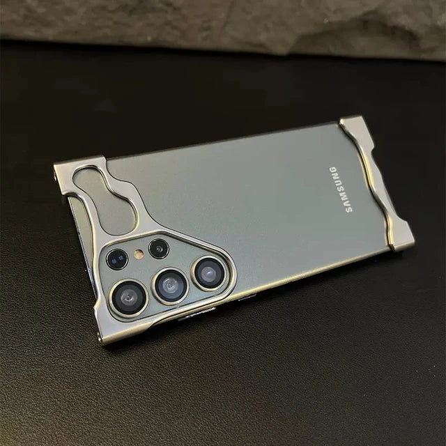 Titanium Metal Corner Frame Luxury Bumper Case For Galaxy S Series