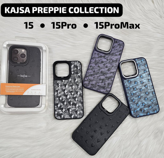 Kajsa Preppie Collection - Little Diamond Back Case for iPhone 15 Series
