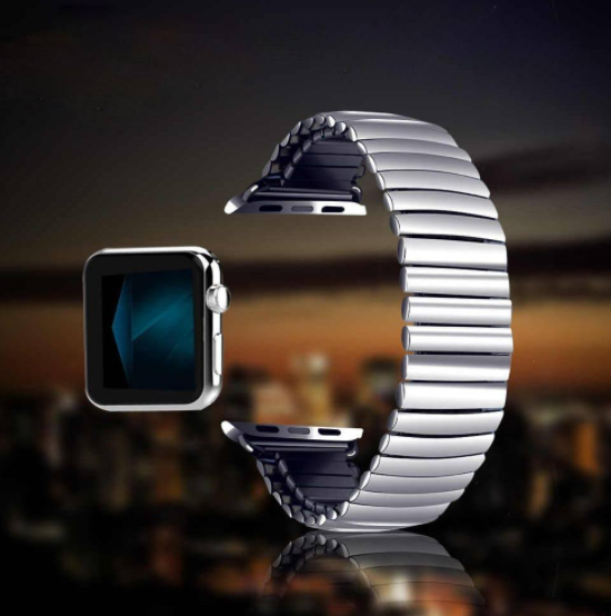 Luxury stainless steel strap for Apple Watch Series 7, 6, 5, 4, 3, 2 & 1