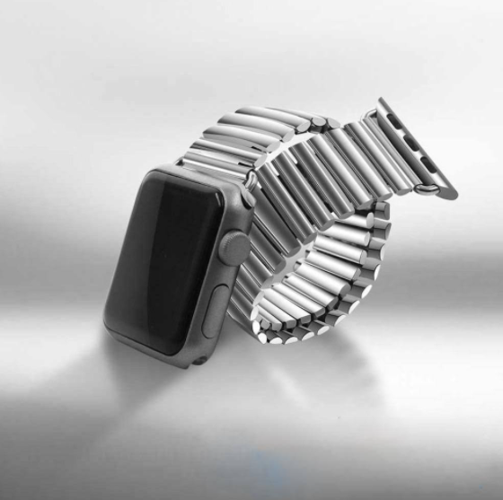 Luxury stainless steel strap for Apple Watch Series 7, 6, 5, 4, 3, 2 & 1