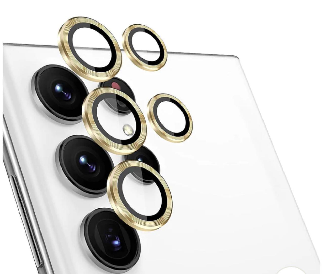 Titanium Camera Lense Protector 9H Aluminium Ring - Samsung