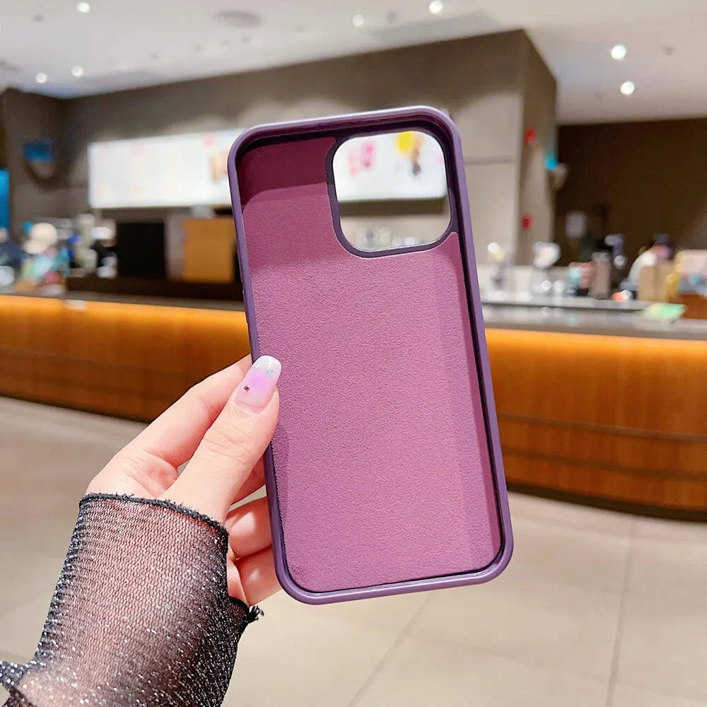Shimmering Decorative Silicon Phone Case - iPhone