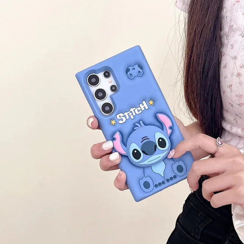 Silicon Stitch Cartoon Case - Samsung