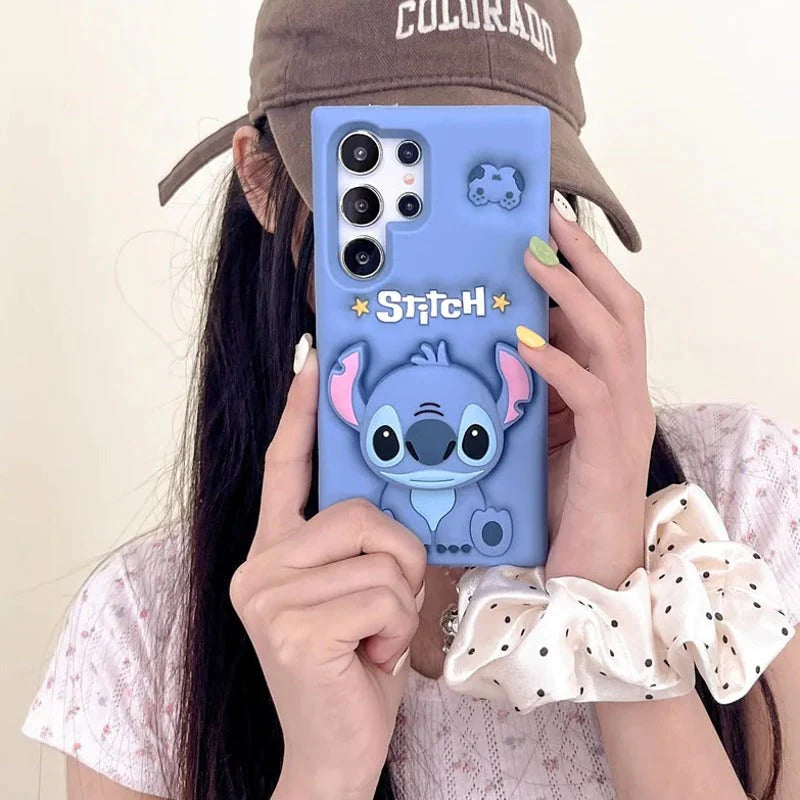 Silicon Stitch Cartoon Case - Samsung
