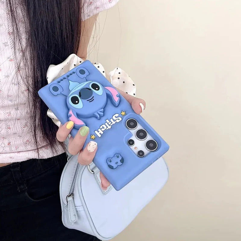 Silicon Stitch Cartoon Case - Samsung