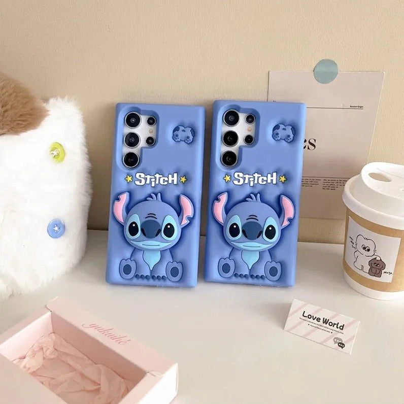 Silicon Stitch Cartoon Case - Samsung