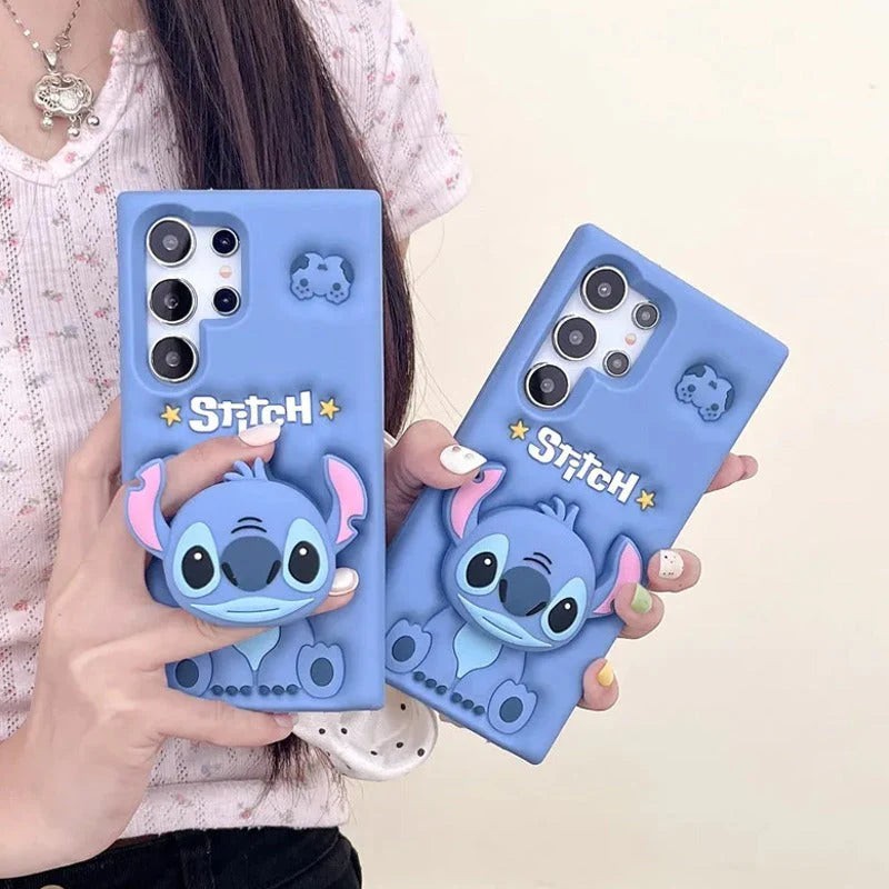 Silicon Stitch Cartoon Case - Samsung