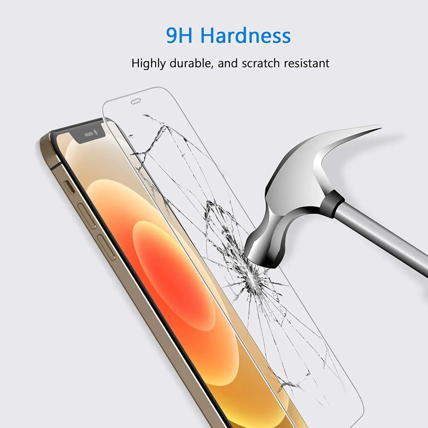 Tempered Glass Screen Protector Full HD Quality For iPhone Series