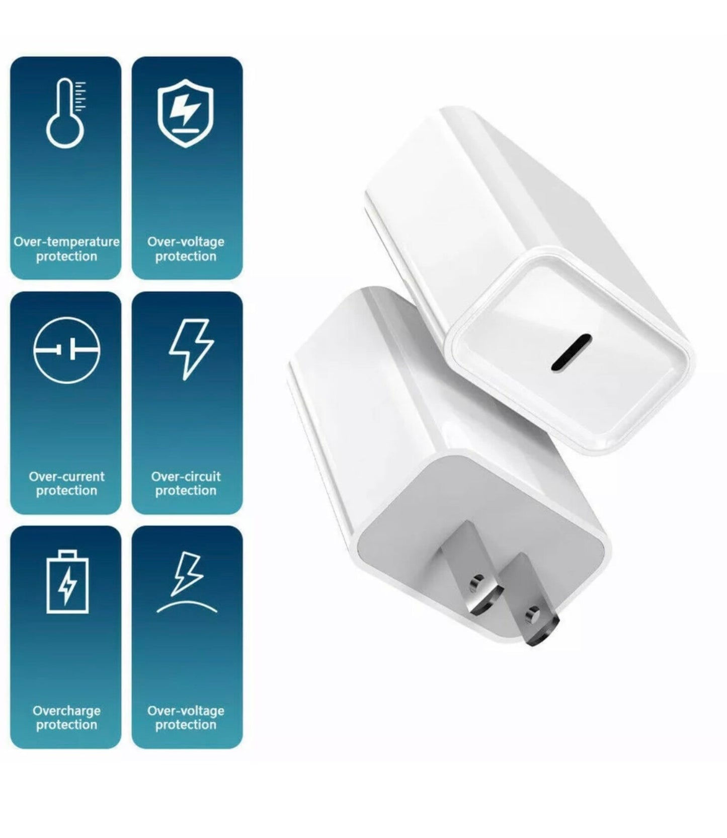 TOTU Fast charging 20W USB-C Power Adapter Cable