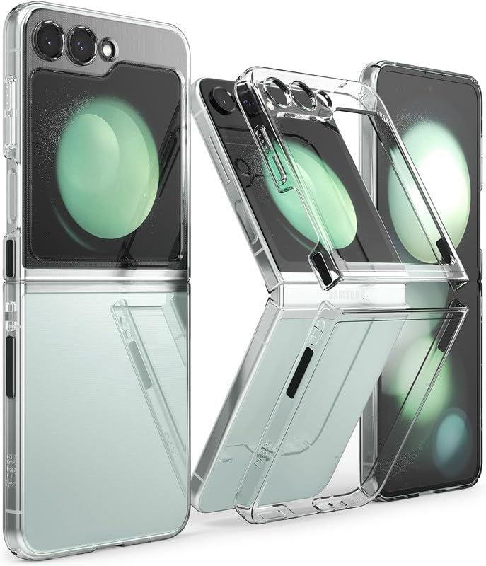 Samsung Galaxy Z Flip 5 Crystal Clear Transparent Cover