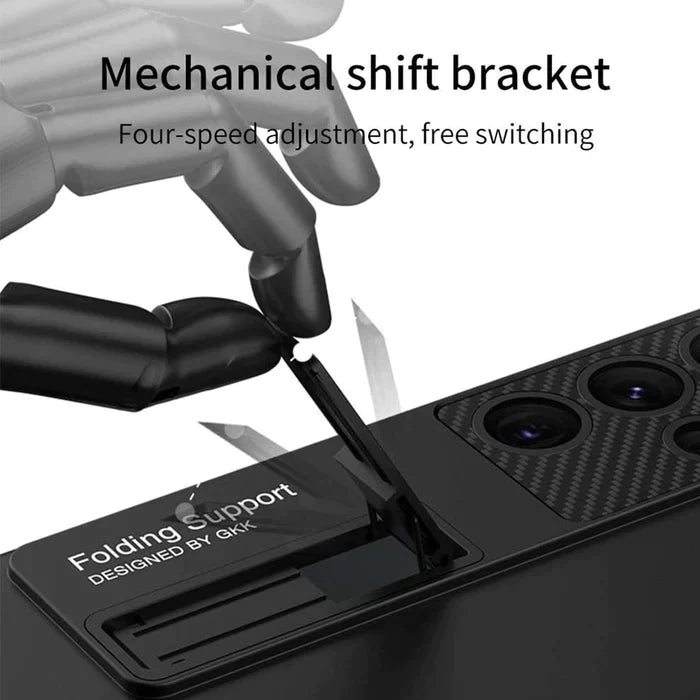 Leather Cover With S Pen Slot Protective Standing Case For Galaxy S Series