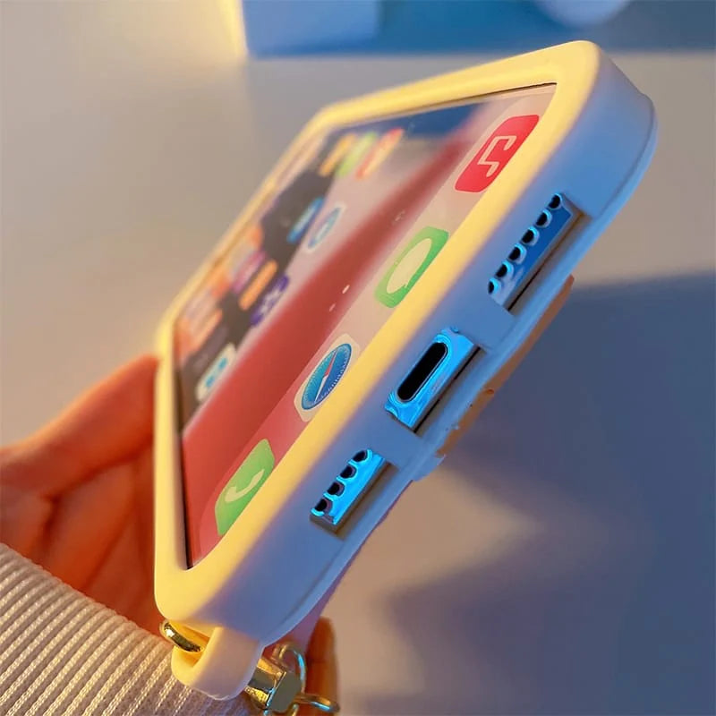 Cute 3D Bear Charm Pattern Phone Case