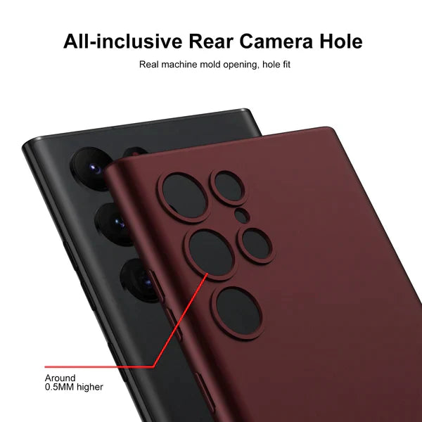 Copy of Shockproof Matte Soft Case For Galaxy S24 Ultra