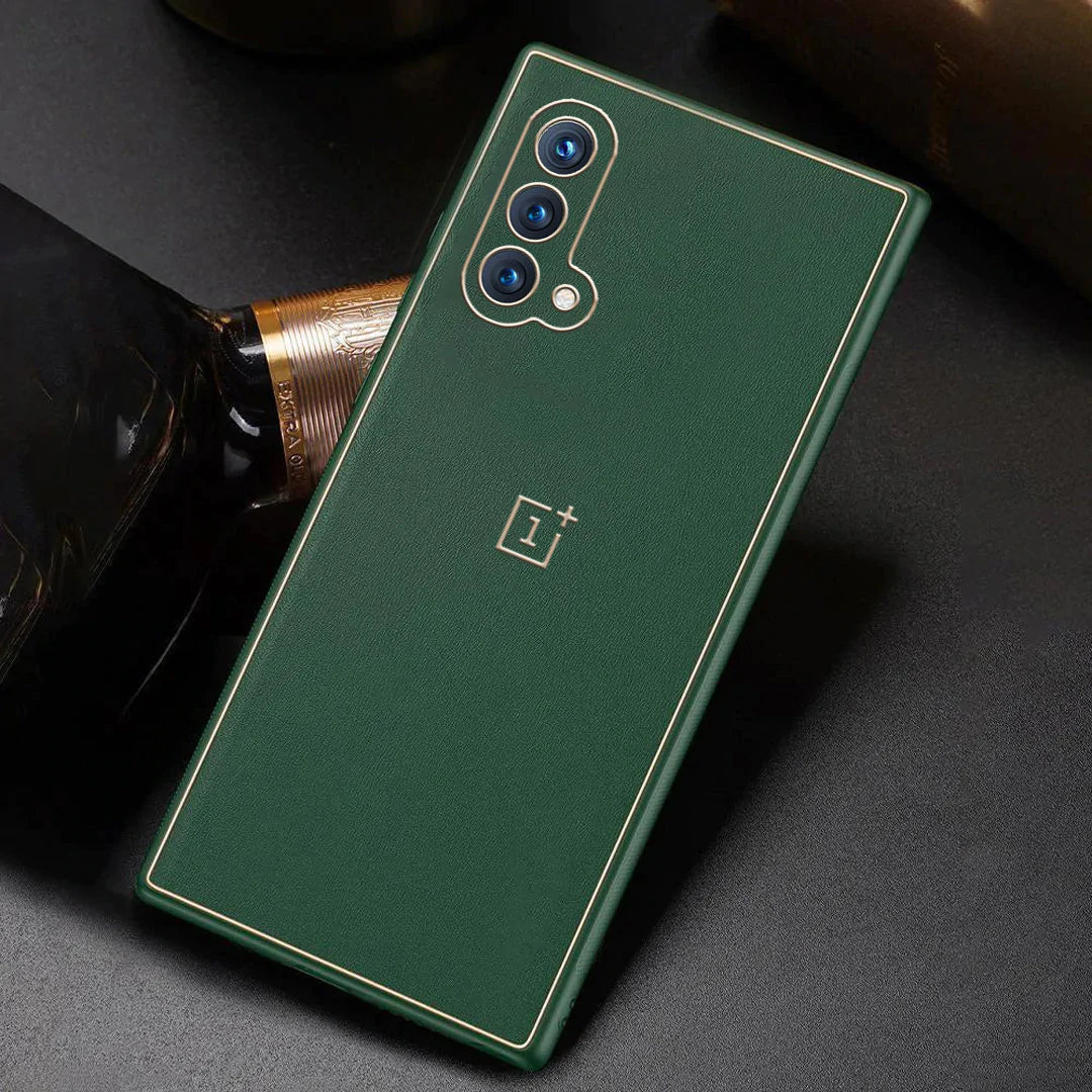 Luxury Design Leather Back Case OnePlus Nord CE