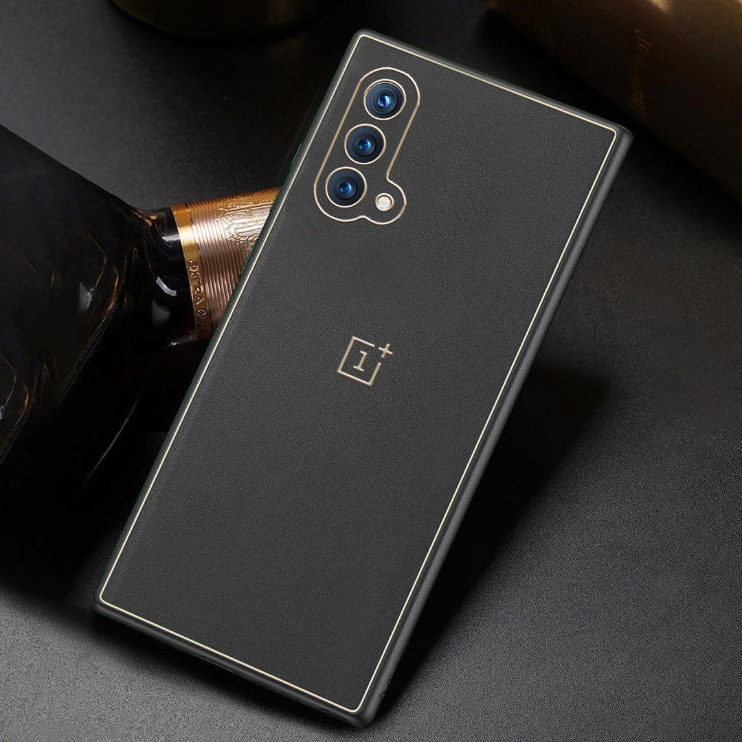 Luxury Design Leather Back Case OnePlus Nord CE