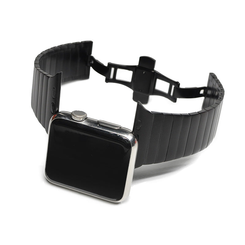 Luxury stainless steel strap for Apple Watch Series 7, 6, 5, 4, 3, 2 & 1
