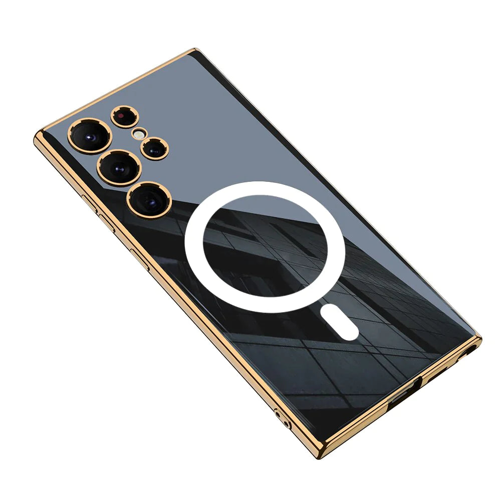 GLASS MAGNETIC CASE FOR SAMSUNG GALAXY S24 ULTRA