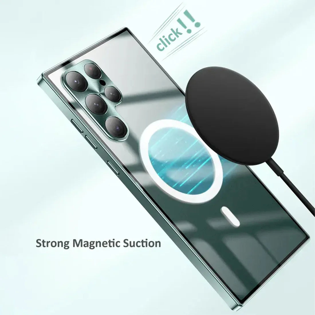 Luxury Ultra-Thin MagSafe Metal Frame Case - Galaxy S25 Series