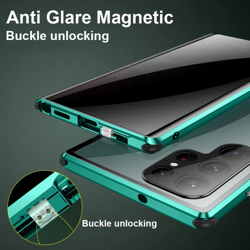 Super Privacy Shield Dual Magnetic Glass Case - Galaxy S25 Series