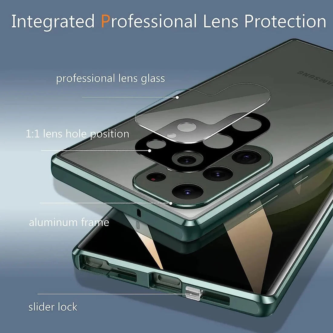Super Privacy Shield Dual Magnetic Glass Case - Galaxy S25 Series