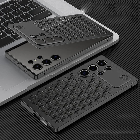 Metallic Hybrid TPU Alloy Case - Galaxy S25 Ultra