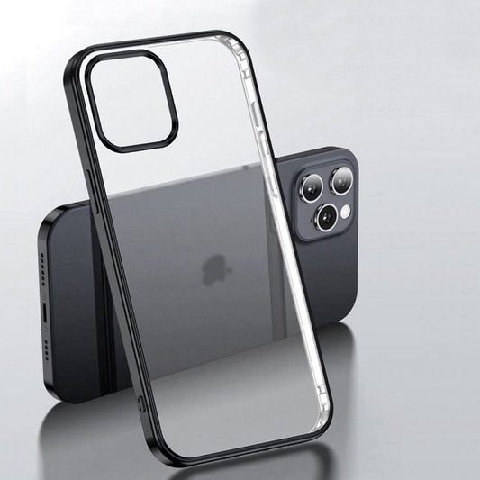 iPhone 11 Series Electroplating Silicone Transparent Glitter Case