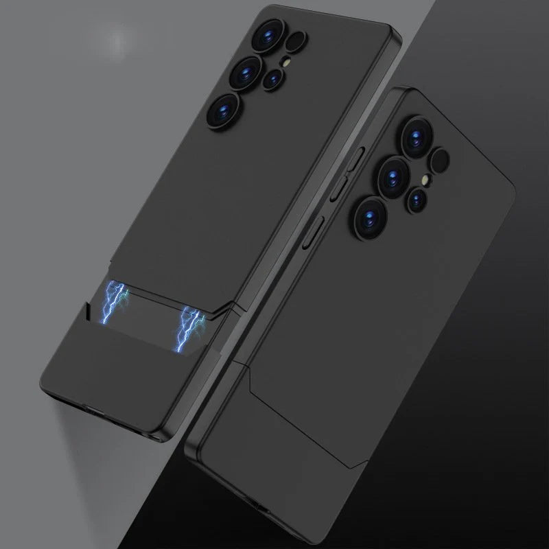 Matte Duo Tone Slider Frosted Design Case - Samsung