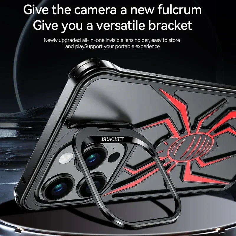 Spider Armor Anti-drop Kickstand Case- iPhone