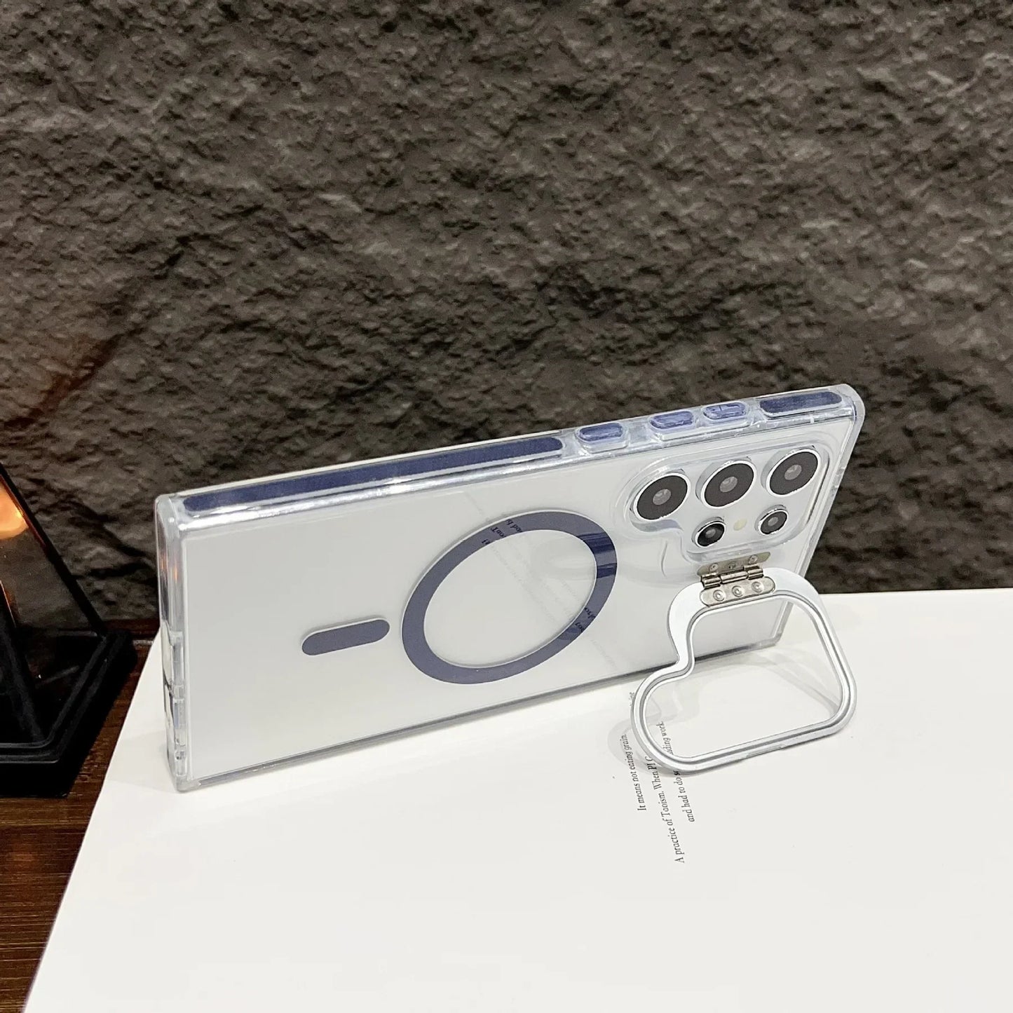 Metal Bracket Camera Protector Stand Case- Samsung