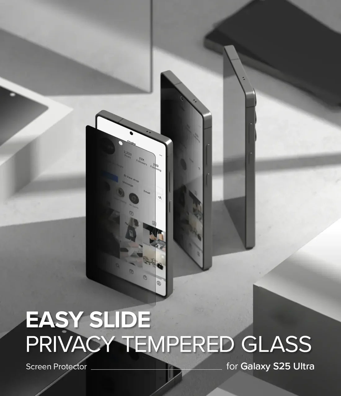 Privacy Tempered Glass [ Anti - Spy Glass ] - Galaxy S25 Ultra