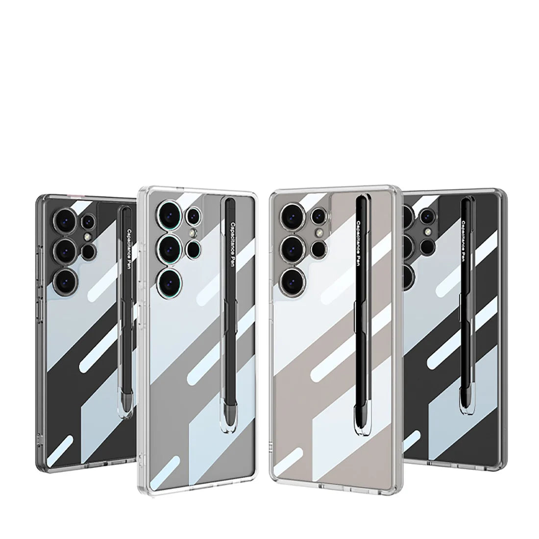High Transparency Crystal Shield Pen Holder Case