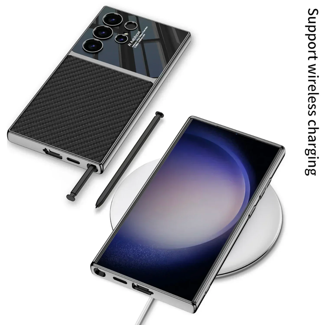 Thin Electroplated Duo Tone Frosted Case- Samsung