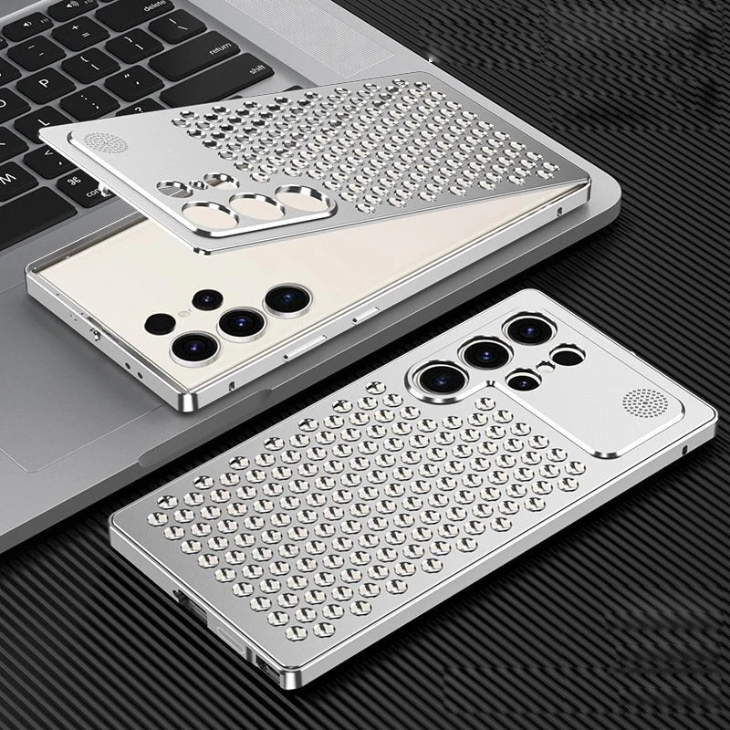 Metallic Hybrid TPU Alloy Case - Galaxy S25 Ultra