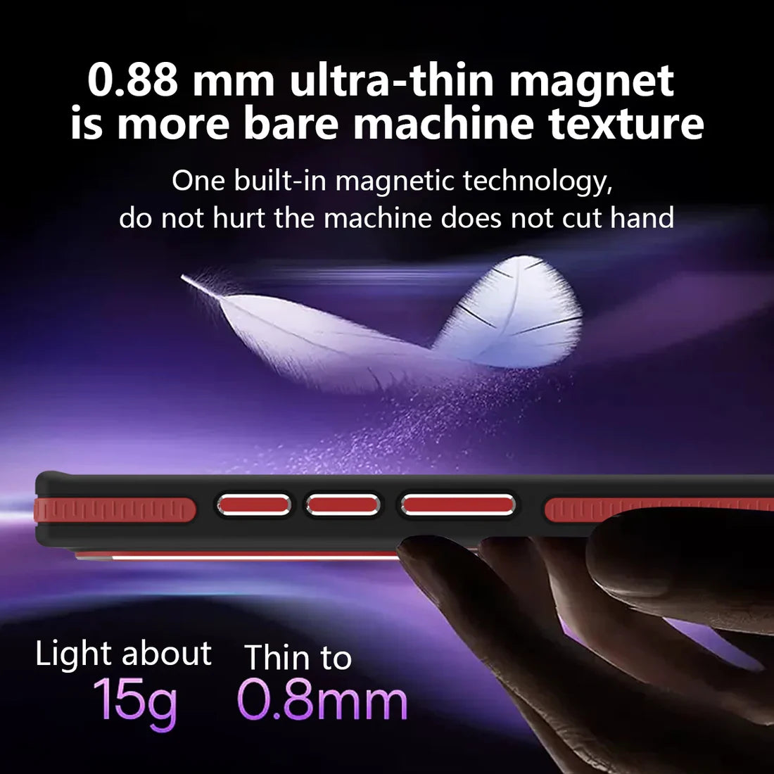 Super Frosted Dual Tone Stripe Magnetic Case - Galaxy S25 Series