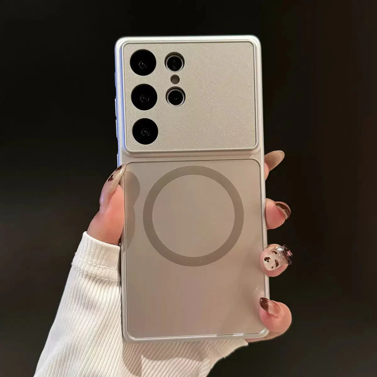 Samsung Galaxy S26 Ultra Glass Lens Magnetic Phone Case