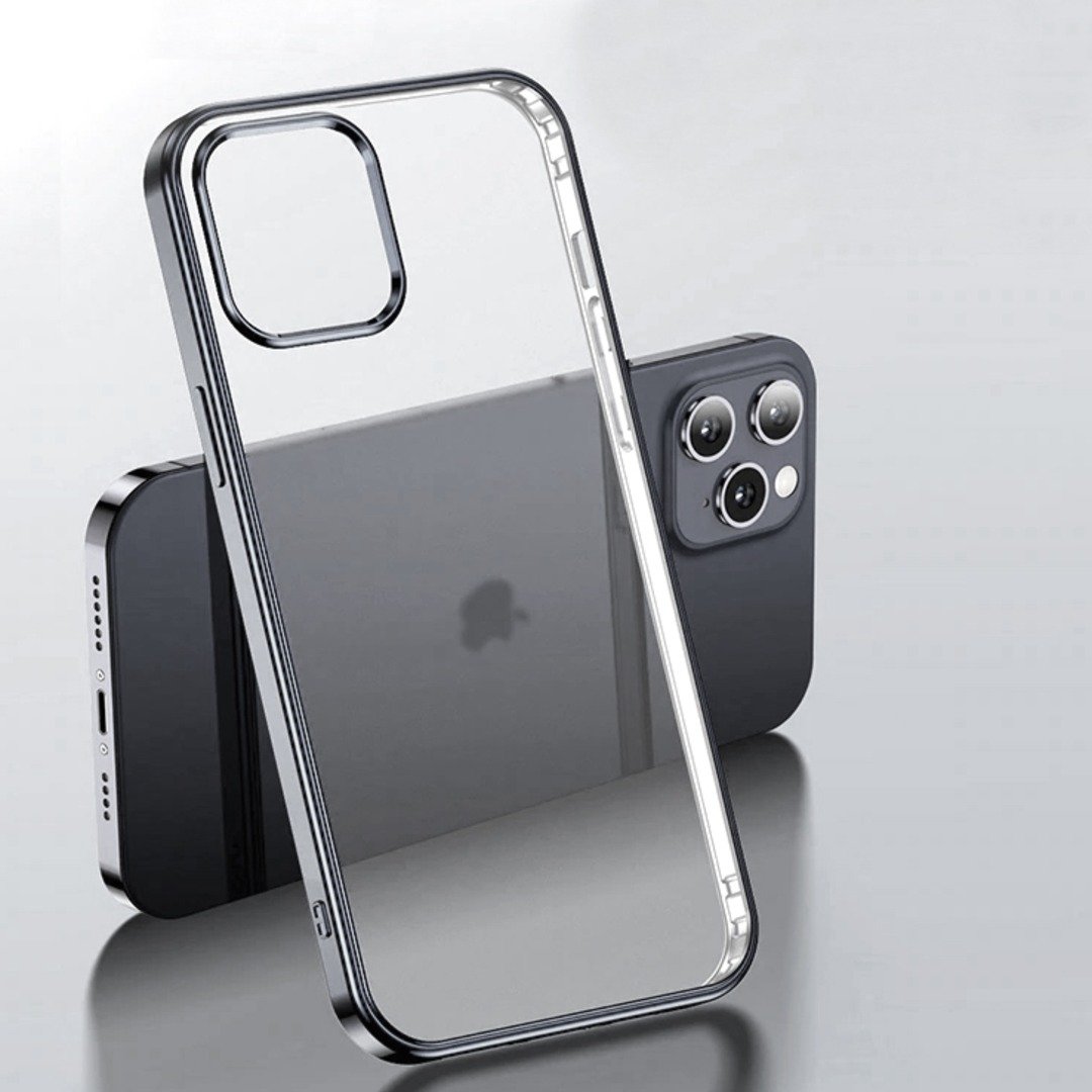 iPhone 11 Series Electroplating Silicone Transparent Glitter Case