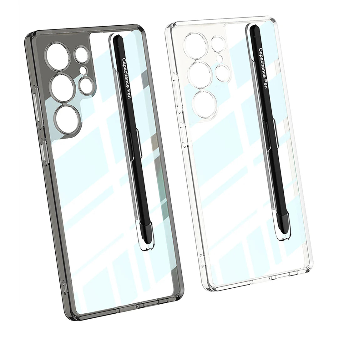 High Transparency Crystal Shield Pen Holder Case