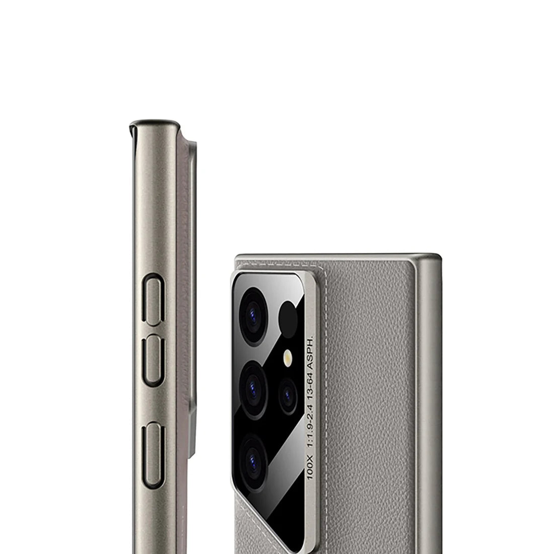 Luxury Blade Design Cutting Leather Case - Galaxy S25 Ultra