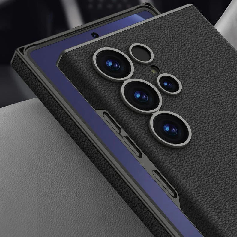 Premium Classic Plain Leather Case
