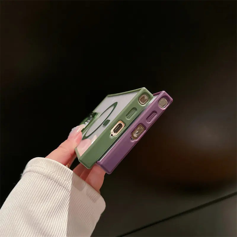 Metal Bracket Magnetic Kickstand Case- Samsung