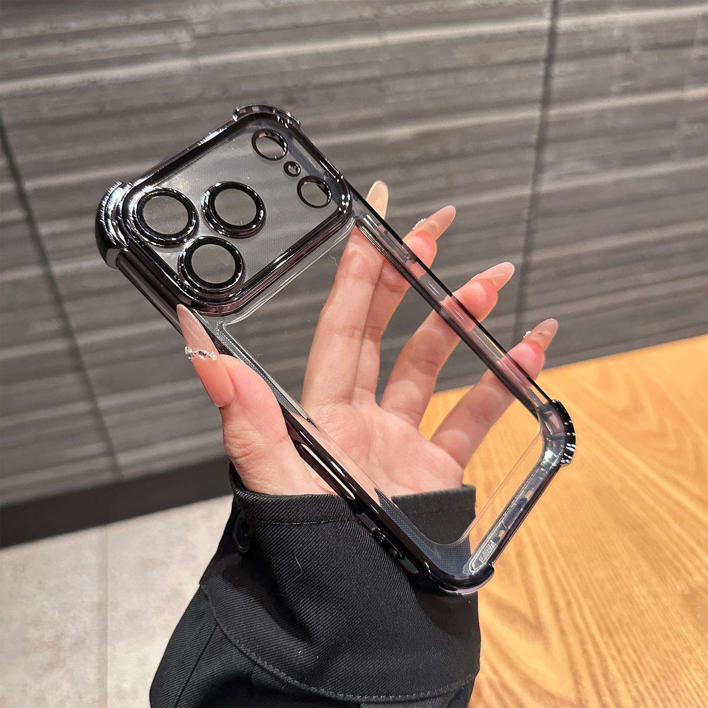 Crystal Edge Transparent Bumper Case- iPhone