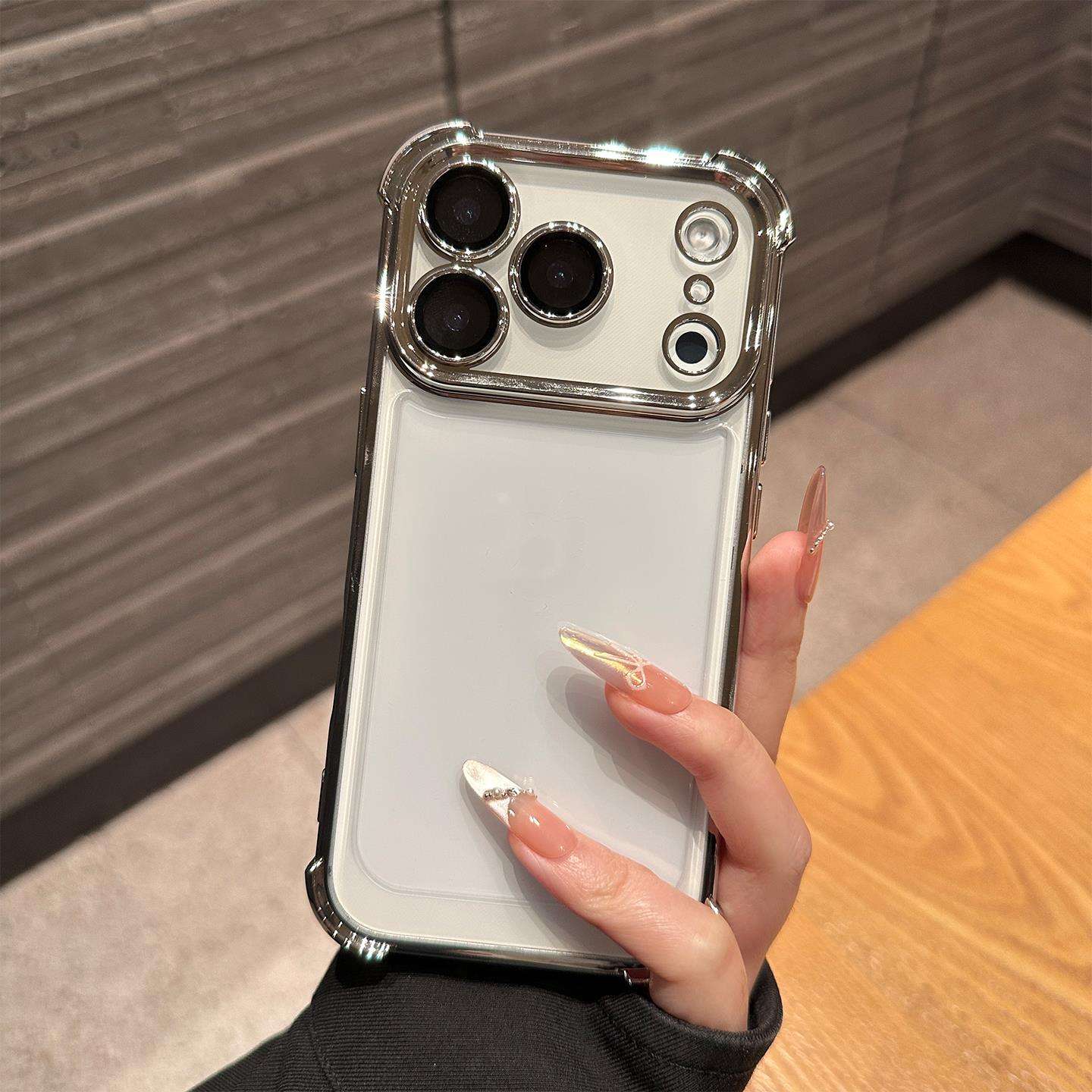 Crystal Edge Transparent Bumper Case- iPhone