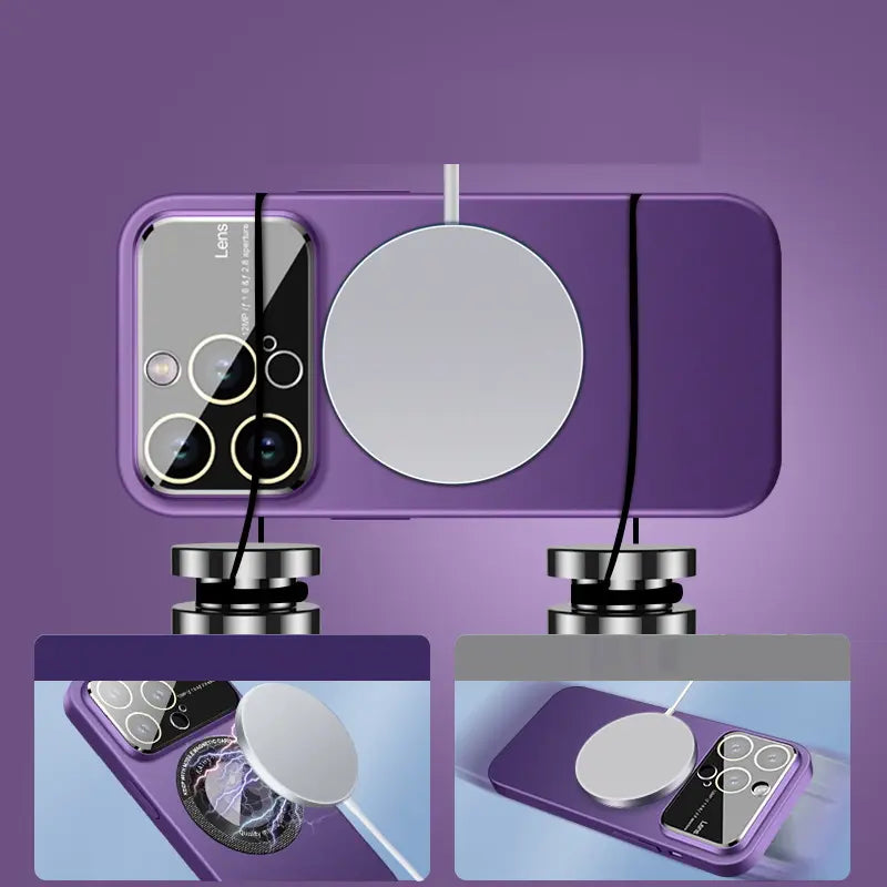 Lens Protection Luxury Plating 3D Case For iPhone SERIES