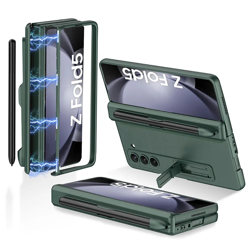 MAGNETIC FRAME KICK STAND ALL-INCLUDED CASE WITH S PEN SLOT Z FOLD 5