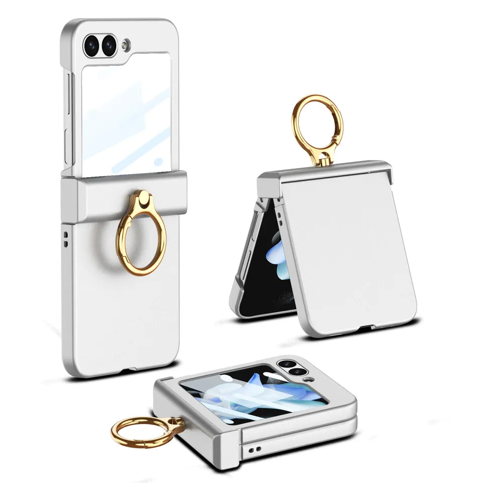Magnetic Folding Ring Shell Case For Galaxy Z Flip 5