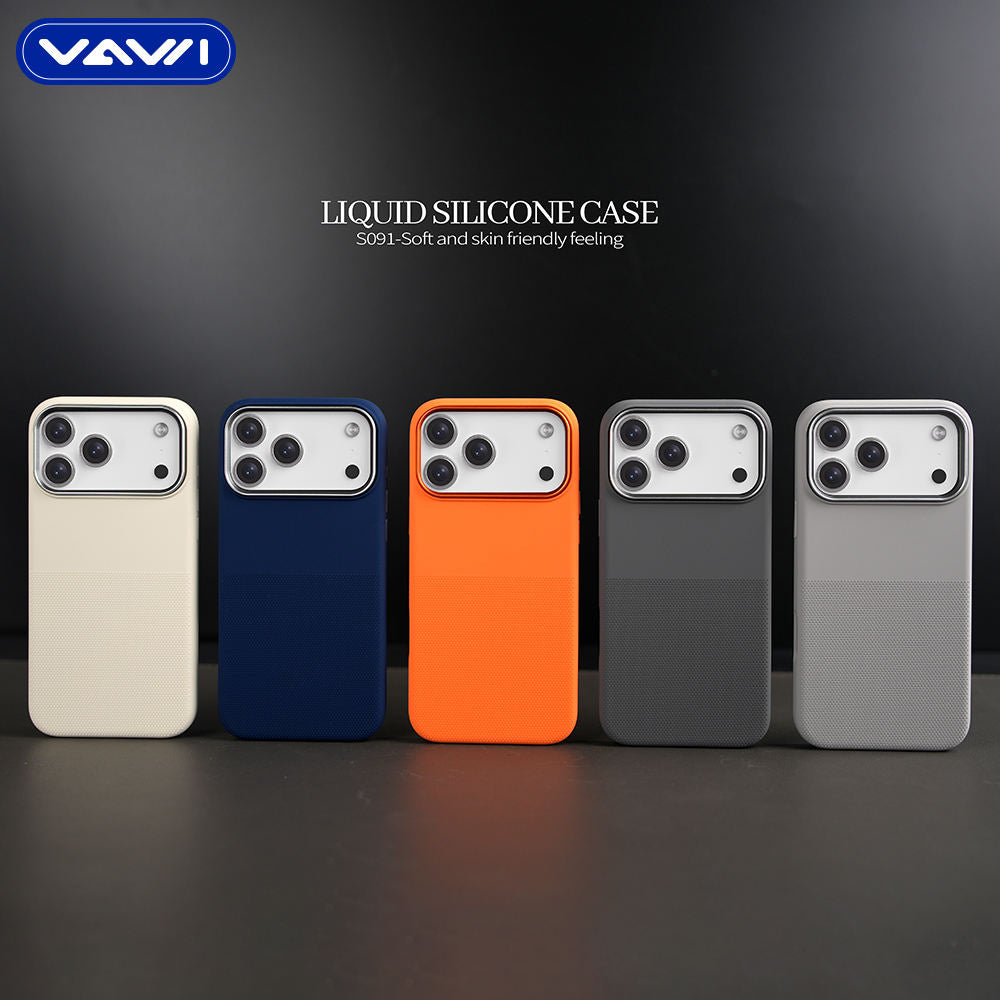 Shockproof Anti-Slip Grip Metal Buttons Case- iPhone
