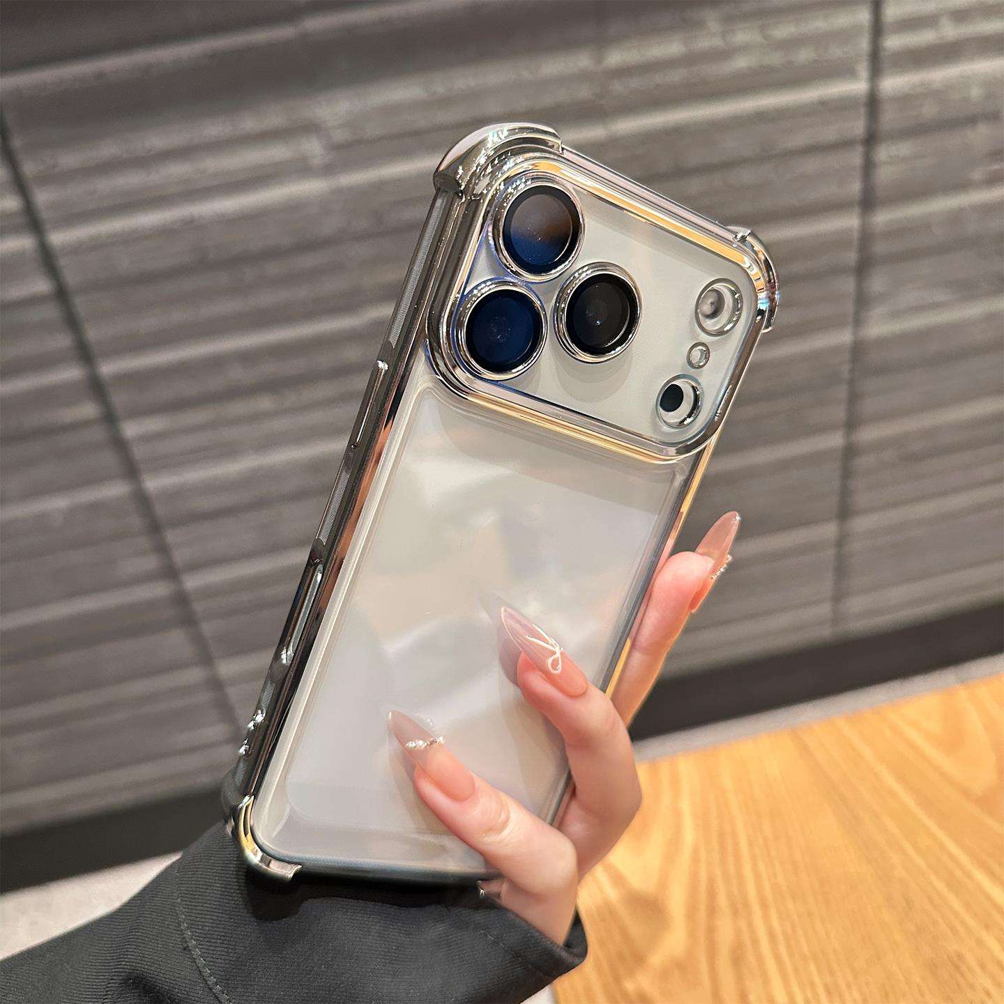 Crystal Edge Transparent Bumper Case- iPhone
