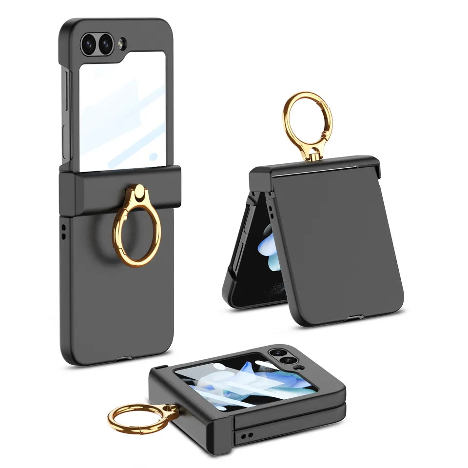 Magnetic Folding Ring Shell Case For Galaxy Z Flip 5