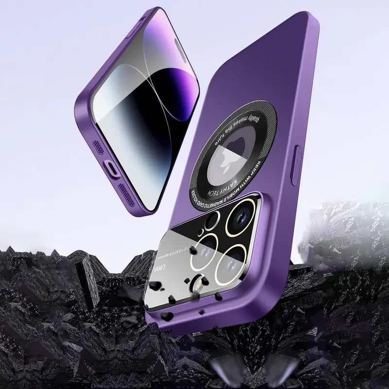 Lens Protection Luxury Plating 3D Case For iPhone SERIES